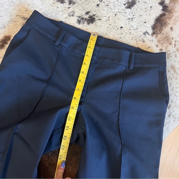 ST. JOHN Caviar Jennifer  Ankle Pants Trousers In Navy Size 6 - Picture 6 of 7